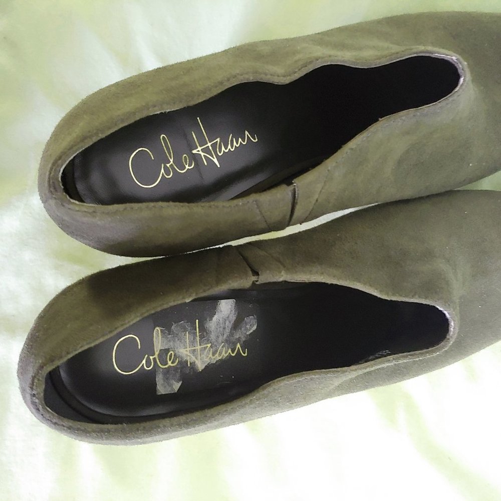 Cole Haan Nike Air Olive Platform Heeled Booties - Picture 7 of 7